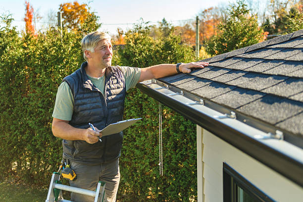 Professional Hail Damage Roof Repair technician working in Marion, MS